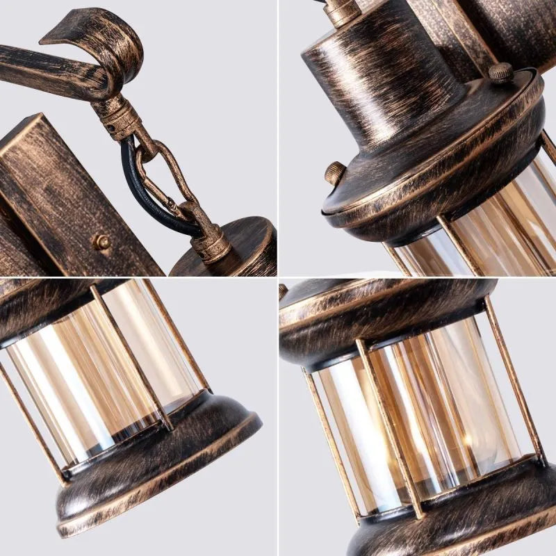 BowLift | Wall Light with Vintage Glass Shade Design