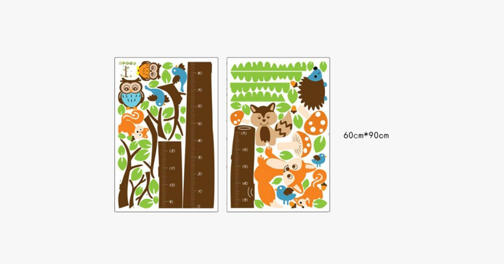 BowLift | Wall sticker children's room height squirrel sticker