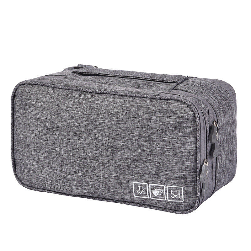Multi-Compartment Travel Storage Pouch Bowlift