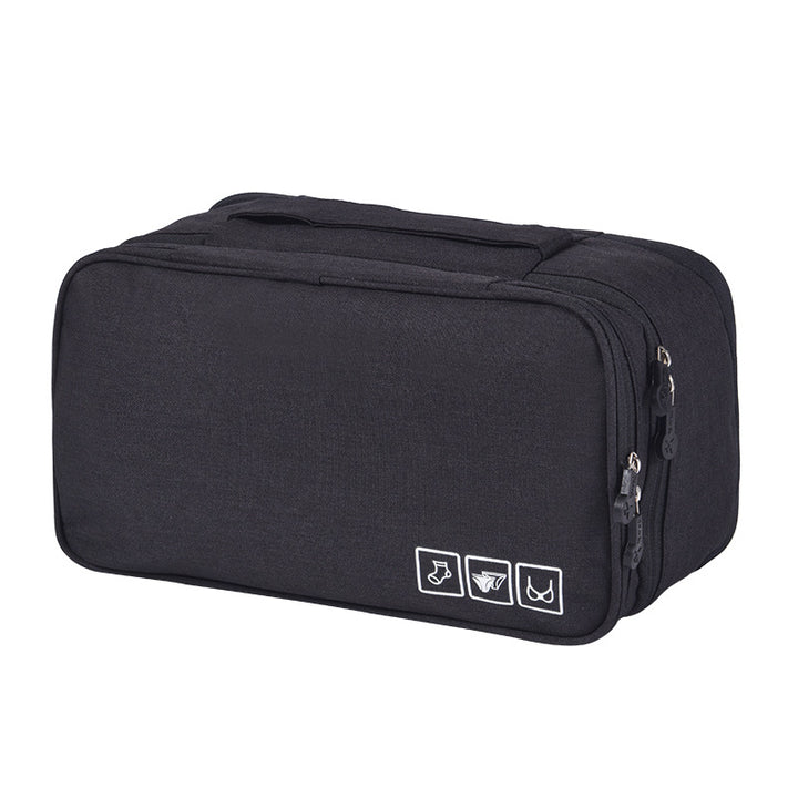 Multi-Compartment Travel Storage Pouch Bowlift
