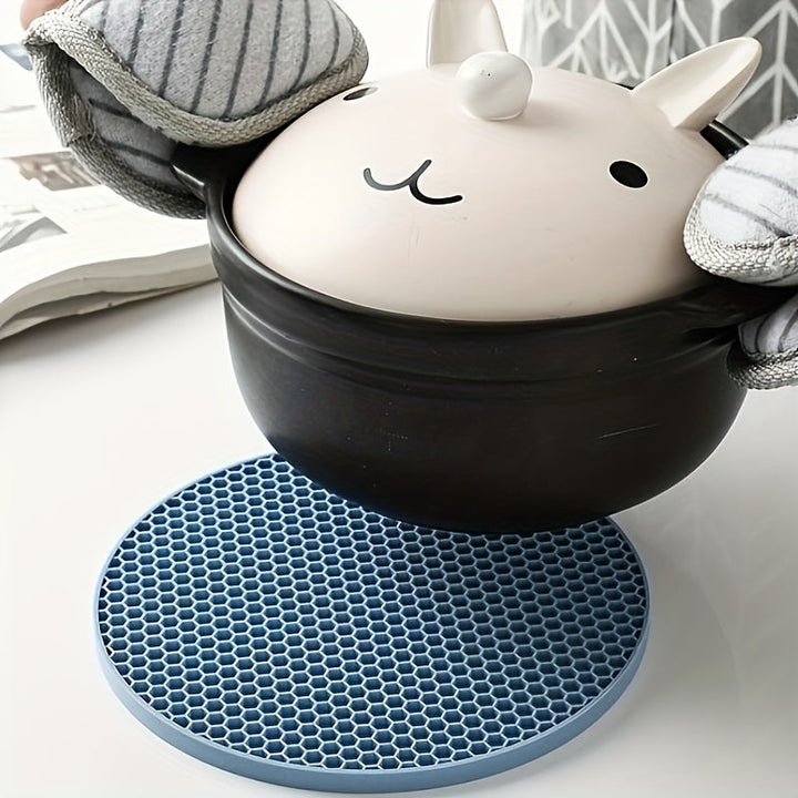 BowLift | Silicone Heat Resistant Trivet Mat Round