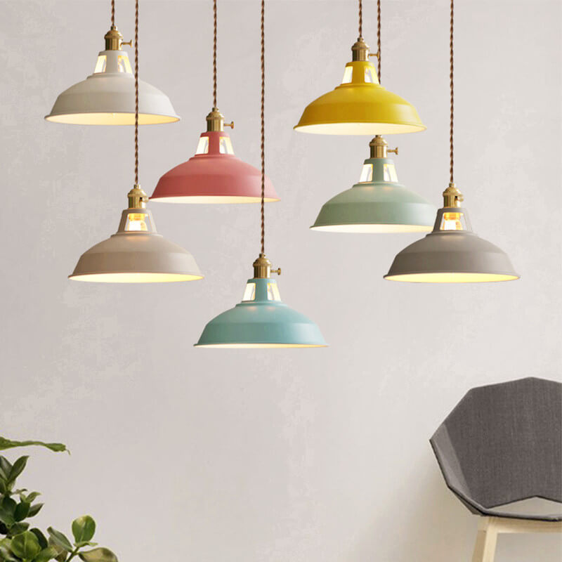 BowLift | Colorful Dimmable Pendant Light Industrial Unique Style