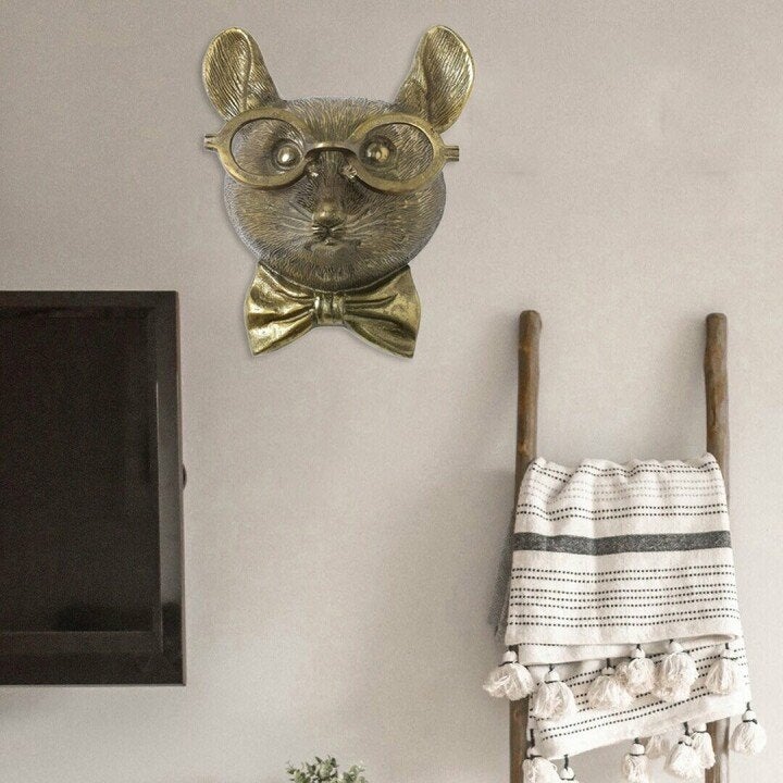 ArtBeest Animal Head Wall Decoration – Hand-Painted Playful Figures Made of Resin | Bowlift