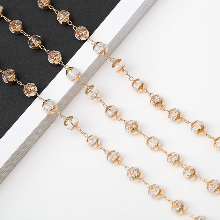 Elegant Crystal Eyewear Chain Bowlift