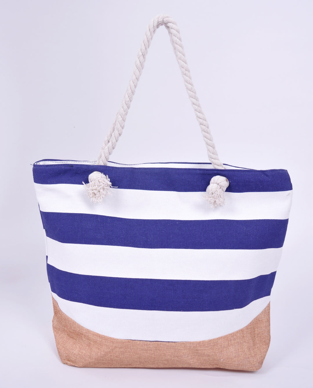 Large Maritime Beach Bag with Sturdy Rope Handles Bowlift