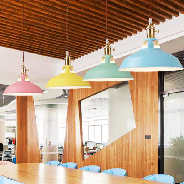 BowLift | Colorful Dimmable Pendant Light Industrial Unique Style