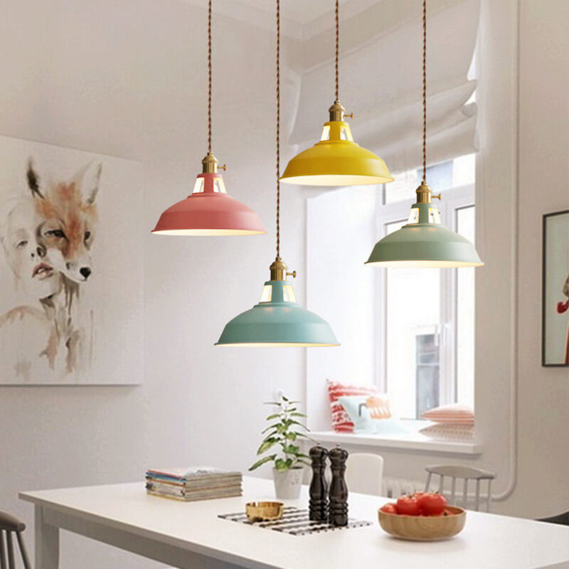 BowLift | Colorful Dimmable Pendant Light Industrial Unique Style