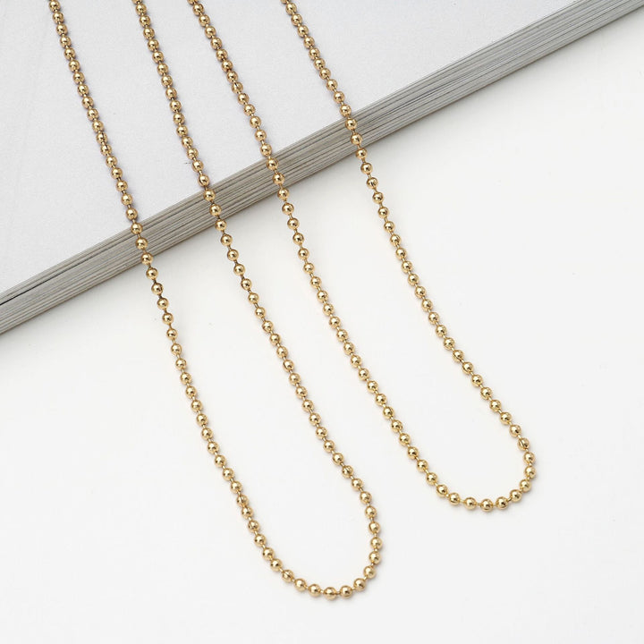 Eyewear Holder Chain with Metal Ball Beads Bowlift