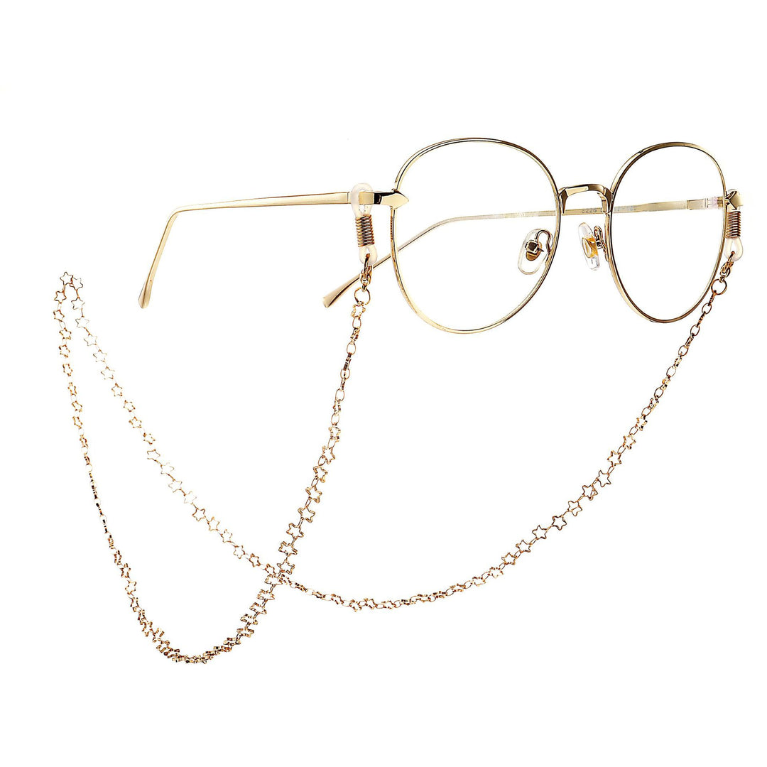 Star-Decorated Eyewear Chain Bowlift