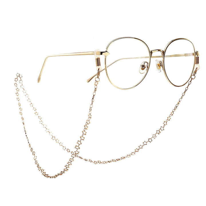 Star-Decorated Eyewear Chain Bowlift