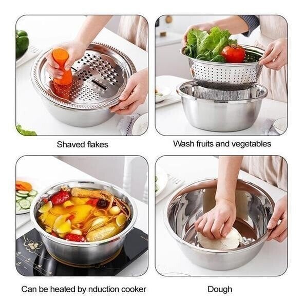 BowLift | Multifunctional colander in stainless steel