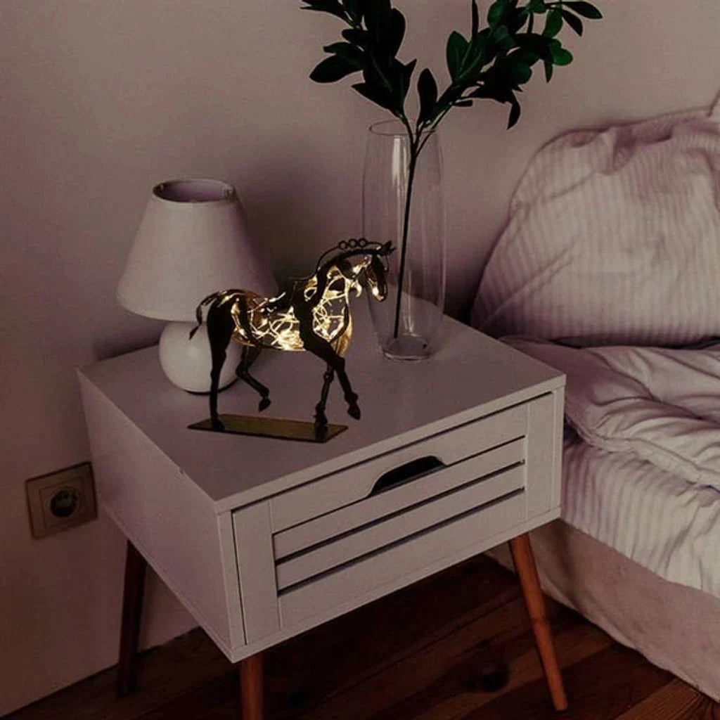 BowLift | Horse Sculpture - AdonisMetal - Rustic Elegance - Timeless Decorative Piece