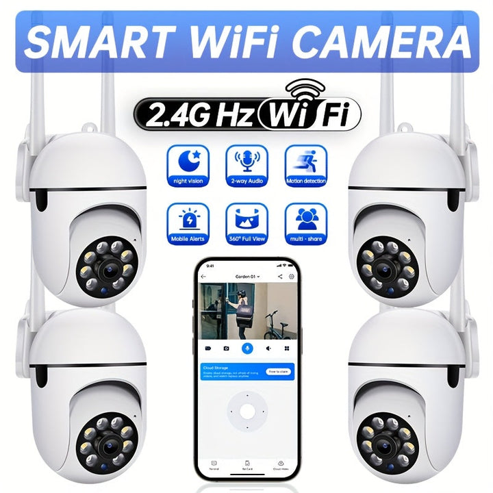 WLAN Surveillance Camera 2.4 GHz PTZ | Bowlift