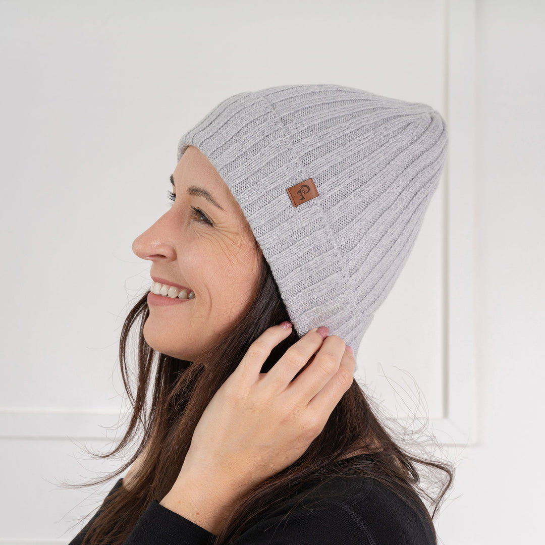 CozyMerino Beanie - Luxury Merino Wool Hat for Women Bowlift