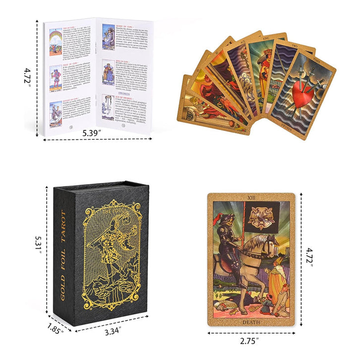 BowLift | Explore the Mystical World of Tarot Gold Foil Tarot