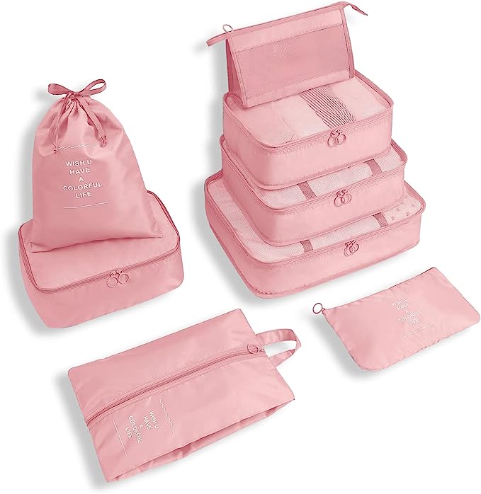 BowLift | Easy-Pack Travel Cubes | 8-Piece Set for Organized Packing & Hassle-Free Travel