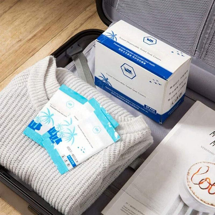 50 PCS Transparent Disposable Toilet Pads | Bowlift