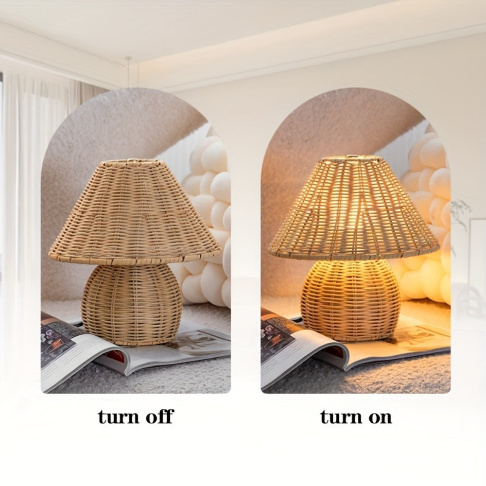 BowLift | Noya Rattan Table Lamp Home Decor