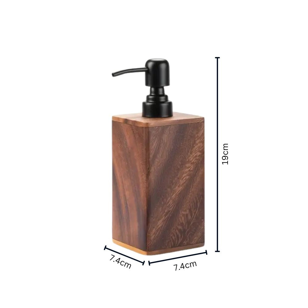 BowLift | Walnut Aura Lotion & Soap Dispenser