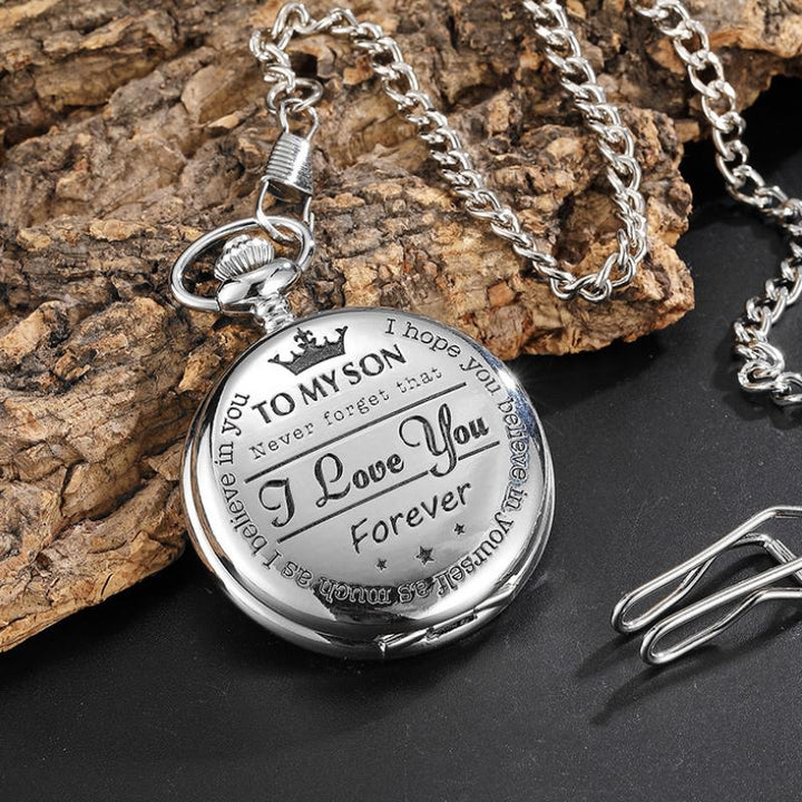 BowLift | To my son quartz pocket watch