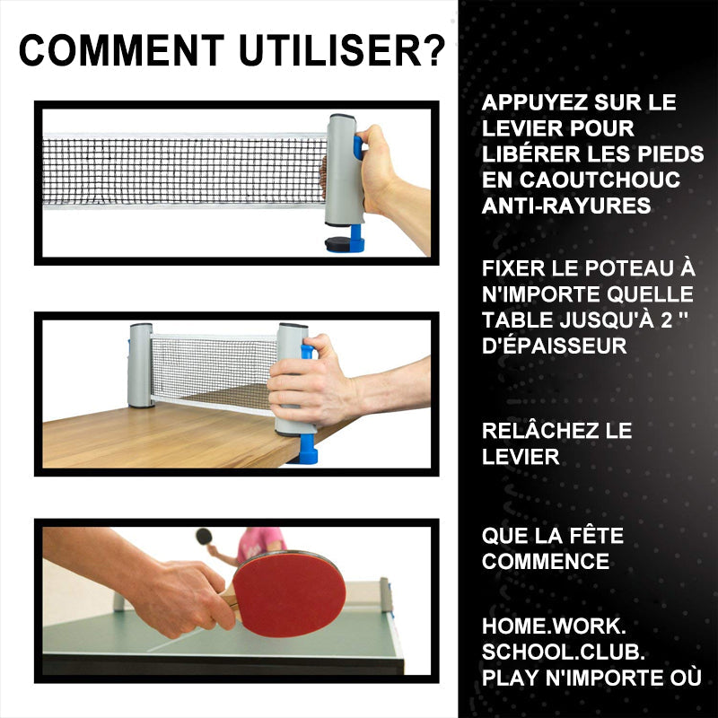 Table tennis net foldable | Bowlift