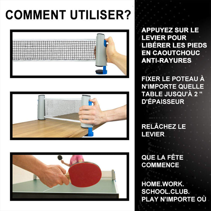 Table tennis net foldable | Bowlift