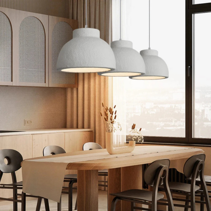 BowLift | Minimalist Scandinavian Pendant Light made of Polystyrene