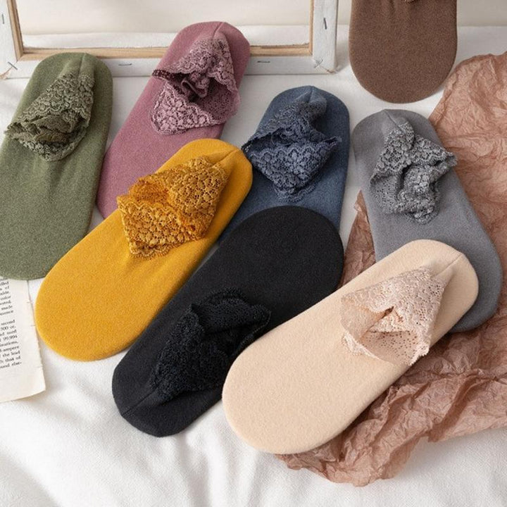BowLift | Winter New Fashion Lace Warm Socks