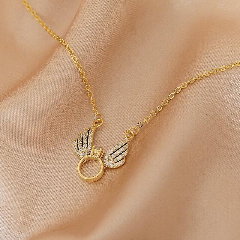 BowLift | Sterling Silver Angel Wing Necklace