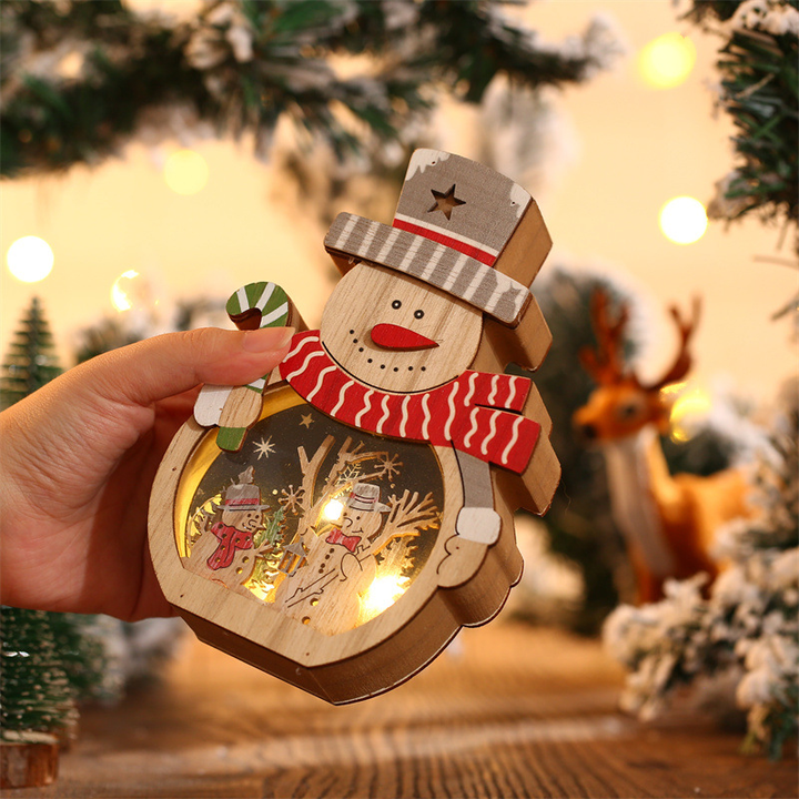 BowLift | LED Christmas Wooden Ornaments Lighting