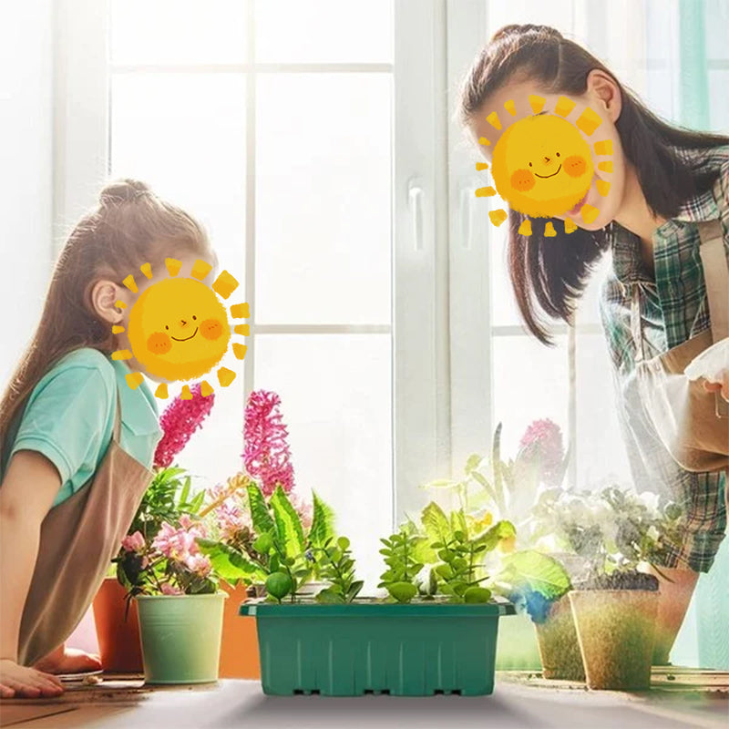 Seed Starter Trays with Grow Light, 5 sets | Bowlift