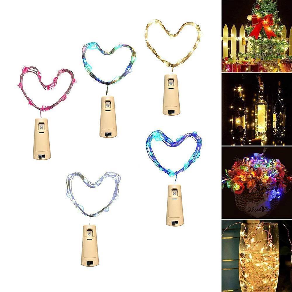 BowLift | LED Wine Bottle Lamps Cork Night Light DIY Decoration Lift - 5/10 PCS
