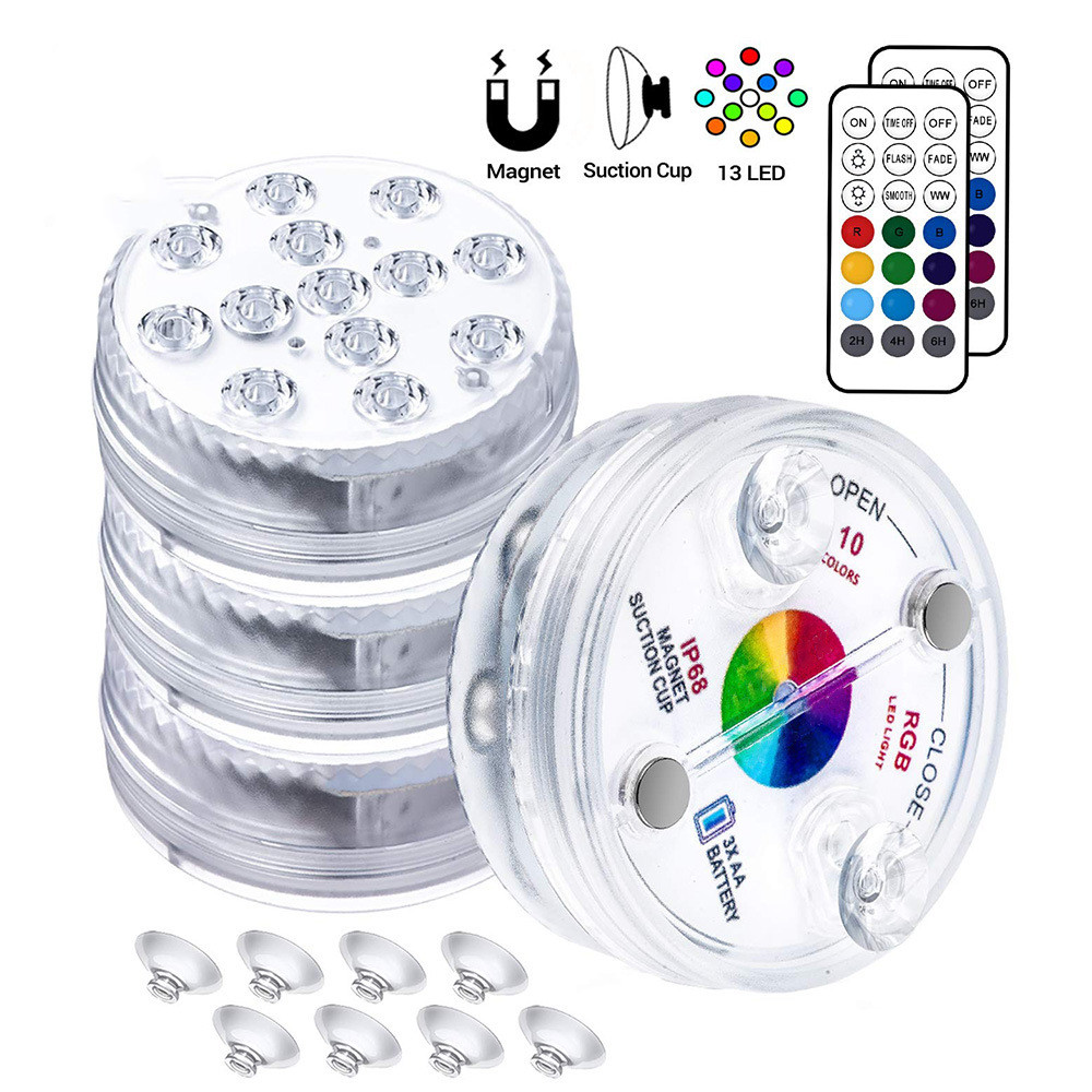 BowLift | Underwater LED light with remote control – RGB multicolor pool lighting for bathrooms and ponds