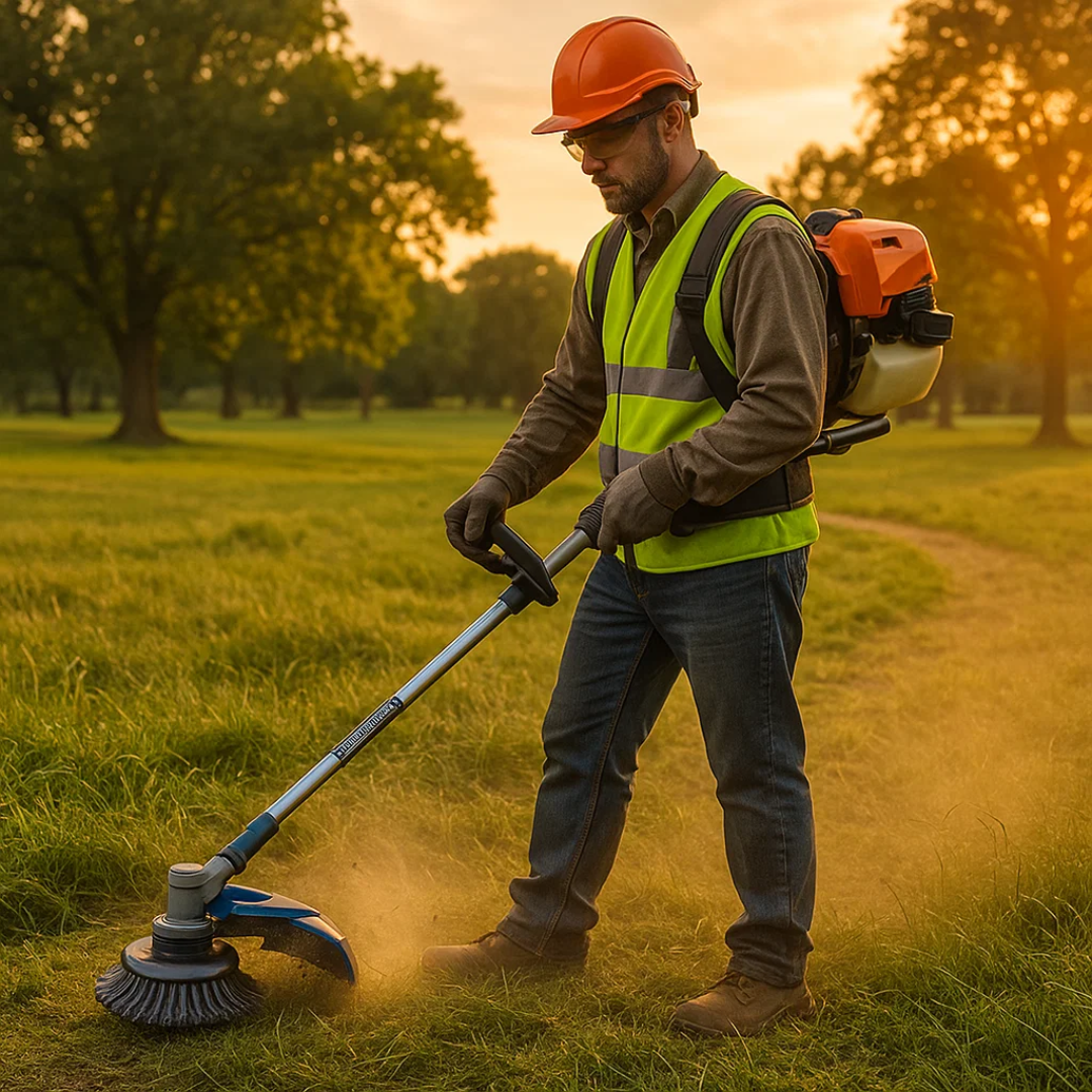 BowLift | Grass Cutting Turbo Head – Universal 6-Blade Weed Brush for Trimmers