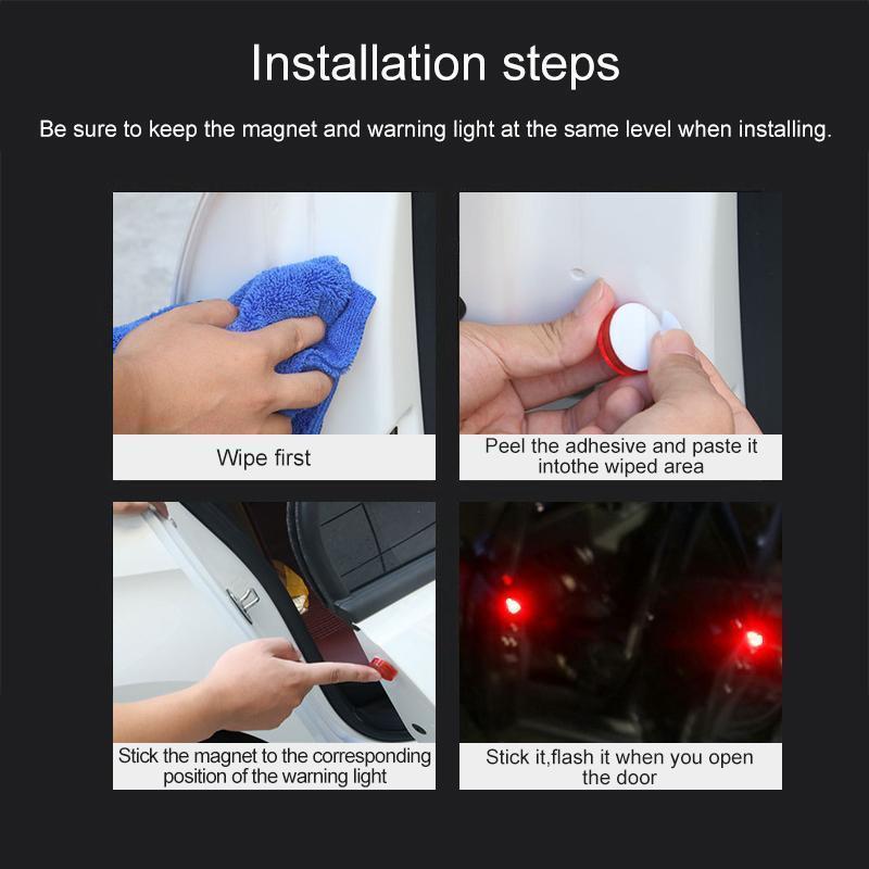 BowLift | Universal Car Door led Opening Warning Signal Light (2pcs)