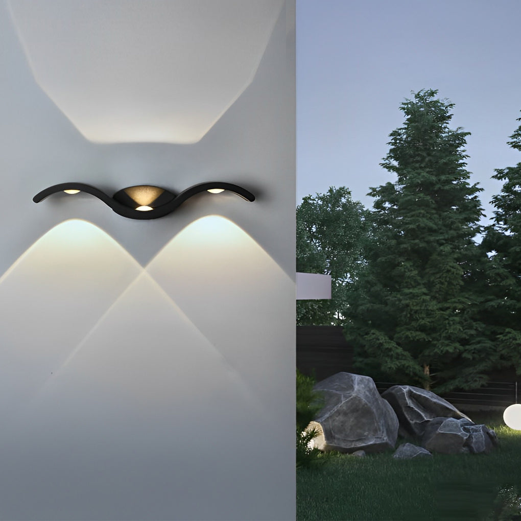 BowLift | Wall Light Modern Outdoor LED Up Down Lamp