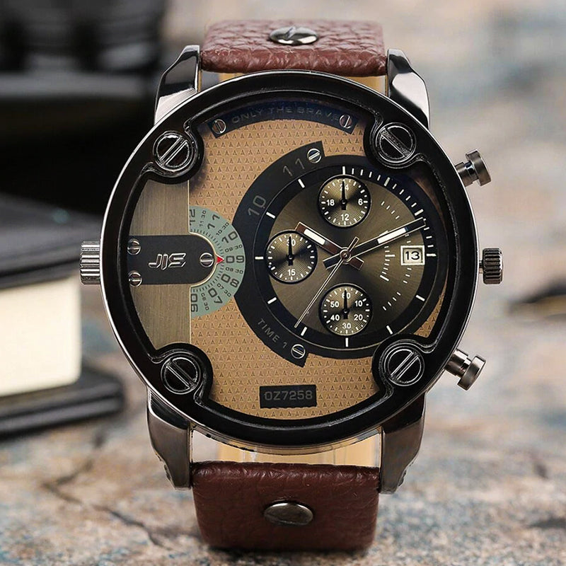 BowLift | Men's Fashion Large Dial Style Steel Band Watch