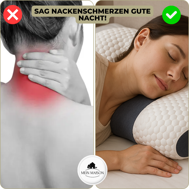 BowLift | Ergonomic Neck Pillow Memory Foam Breathable Contour