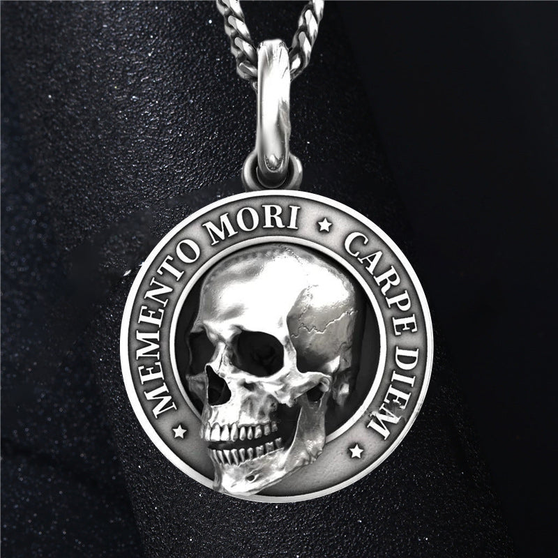 BowLift | Skull Necklace Made of Titanium Steel