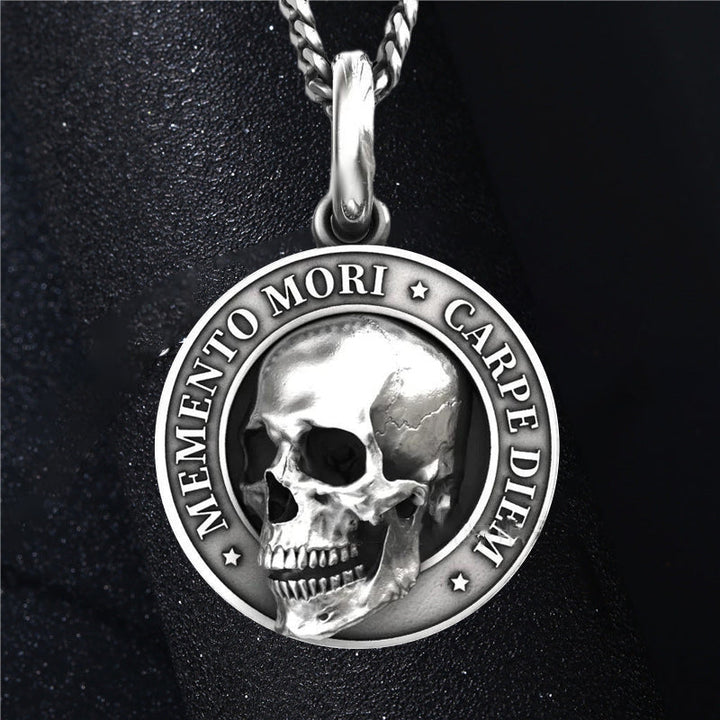 BowLift | Skull Necklace Made of Titanium Steel