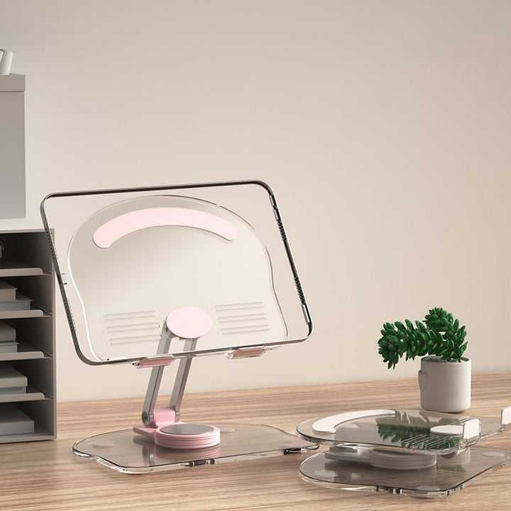 BowLift | Folding transparent acrylic tablet stand
