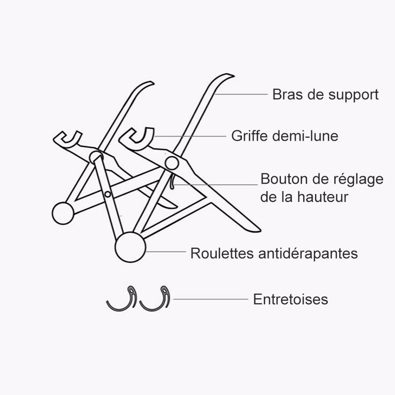 Ciaovie support adjustable for laptop | Bowlift