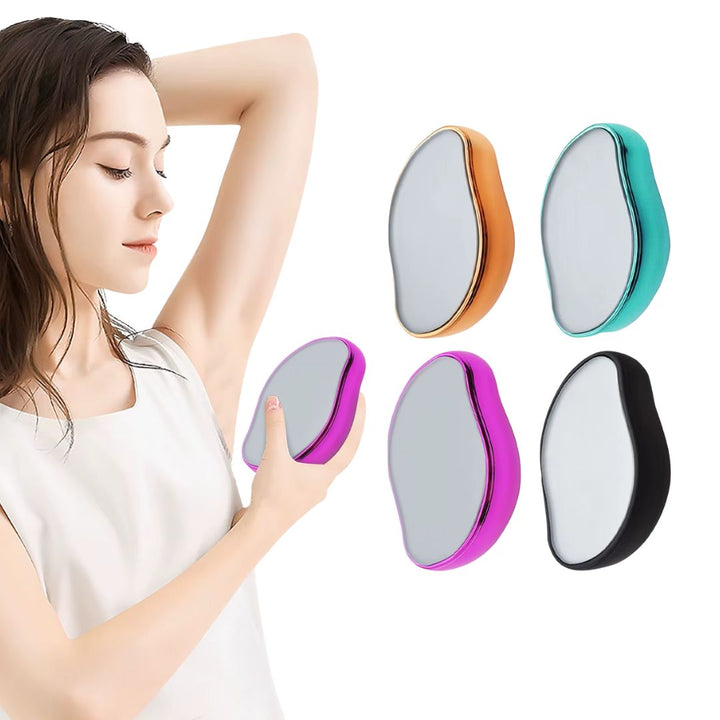SilkEase | Crystal Hair Remover – Pain-Free Exfoliation – Ultra-Fine Crystal Surface – For Sensitive Skin Bowlift