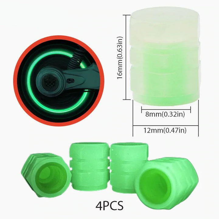 BowLift | Universal Fluorescent Tire Valve Caps