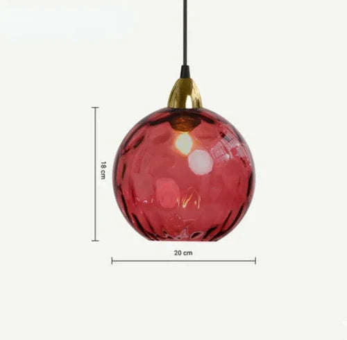 BowLift | Spherical Glass Pendant Light