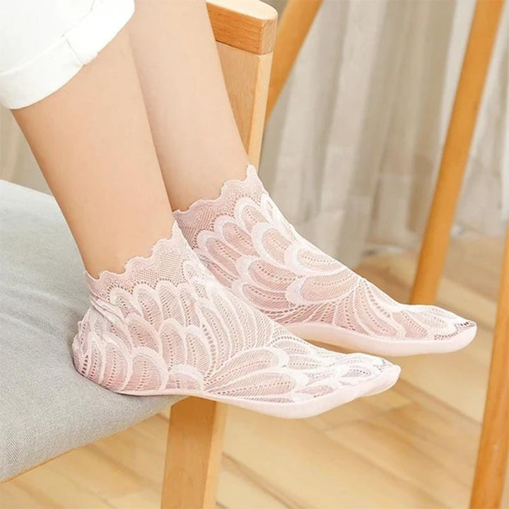 BowLift | Amazing Crystal Peacock Socks