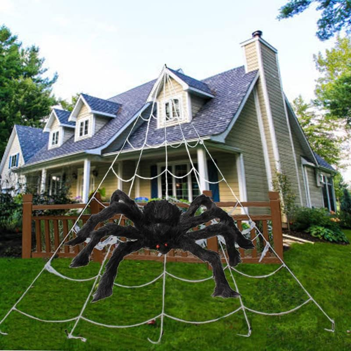 BowLift | Halloween Spider Decorations, stretchable spider web