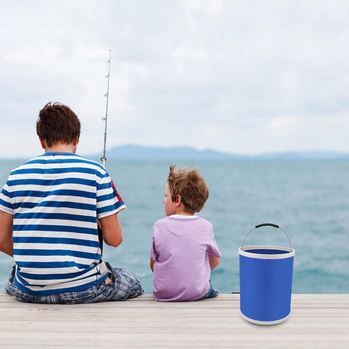 Foldable portable bucket for outdoor fishing | Bowlift