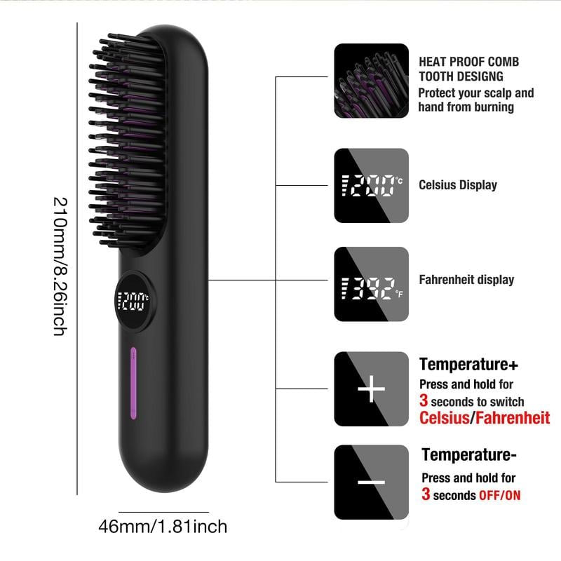 BowLift | Portable Cordless Straightener Brush