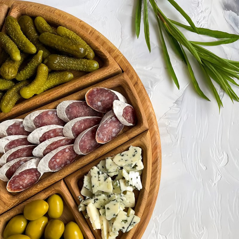 BowLift | Jigsaw Puzzle Tray - Wood with Removable Dividers